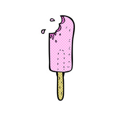 cartoon ice lolly