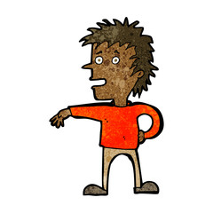 cartoon man making dismissive gesture
