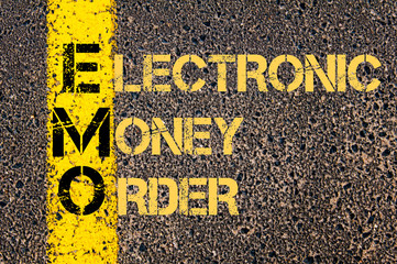 Business Acronym EMO as ELECTRONIC MONEY ORDER
