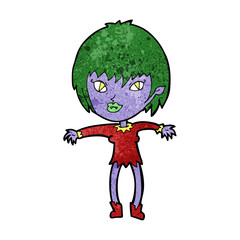 cartoon vampire girl