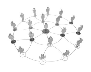 social network concept