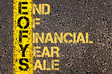 Business Acronym EOFYS as END OF FINANCIAL YEAR SALE