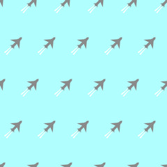 Jet seamless pattern background