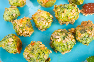 Kartoffel-Spinat-Bällchen