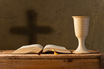 communion under both kinds, shallow depth of field