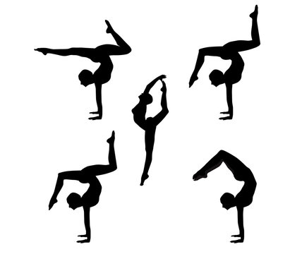 gymnast, gymnastics, vector, olympic sports,