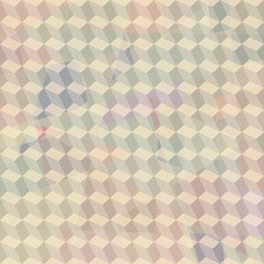 Volume polygon background, vector illustration.