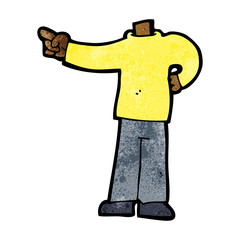 cartoon pointing body (mix and match cartoons or add own photos)