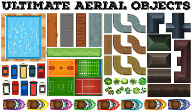 Ultimate aerial objects in set