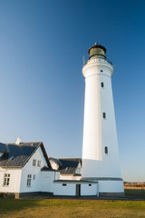 Fototapeta na wymiar Leuchtturm in Hirtshals (Dänemark)