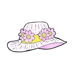 cartoon summer hat