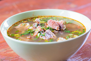Spicy Hot and Sour Soup with Beef