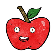 cartoon apple