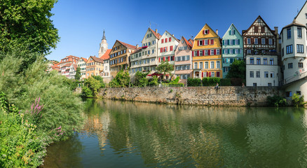 Stadtansicht von Tübingen - obrazy, fototapety, plakaty