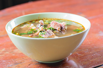 Spicy Hot and Sour Soup with Beef