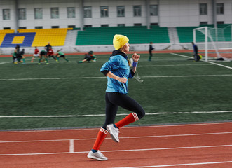 Fototapeta premium Energetic run