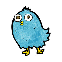 cartoon happy bird