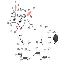 il gioco dei puntini, asino