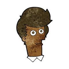 cartoon staring face