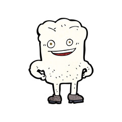 cartoon tooth looking smug