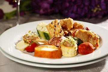 Delicious gourmet food