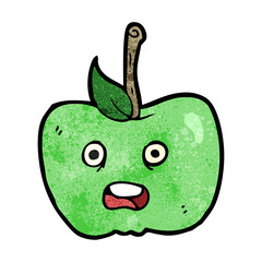 cartoon apple