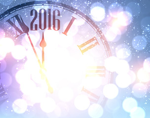 Fototapeta na wymiar 2016 New Year background.