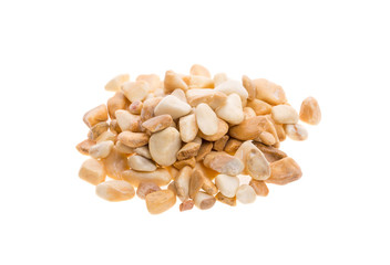 Yellow beach stones.