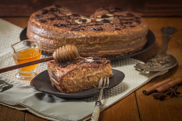 Homemade honey cakes