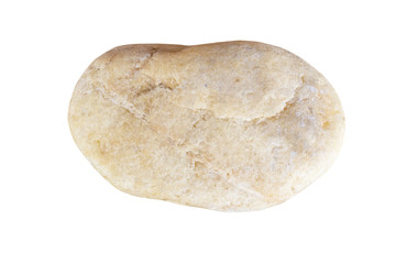 Stone on white background