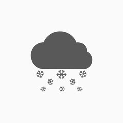 snow and cloud icon