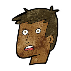 cartoon unhappy face