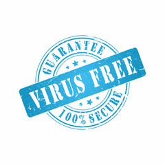 Vector Guarantee Virus Free 100% Secure stamp