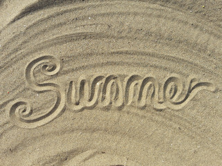 ... design on the sand