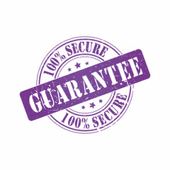 Vector Secure Guarantee stamp