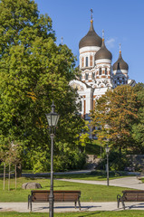 The Cathedral of Aleksander Nevsky - obrazy, fototapety, plakaty
