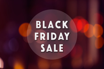 Black friday sale concept background