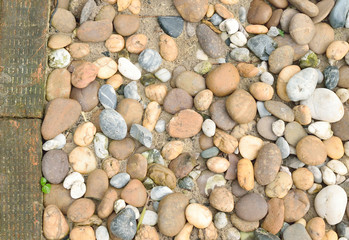 Many different pebble