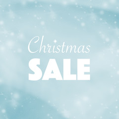 Christmas sale concept background