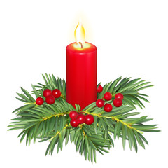 Christmas candle