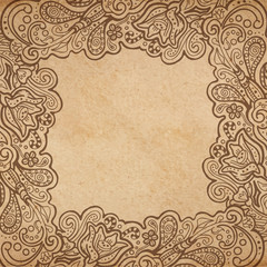 Background floral frame