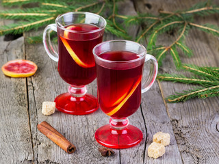 mulled wine from red wine