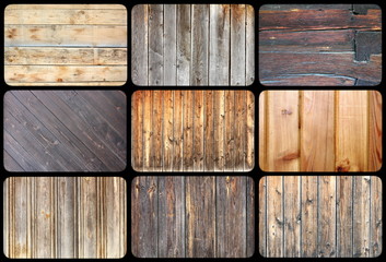 collection of wood plank textures