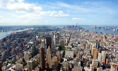 Obraz premium Cityscape view of Manhattan, New York City.