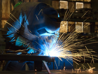 Schwei&szlig;er bei der Arbeit