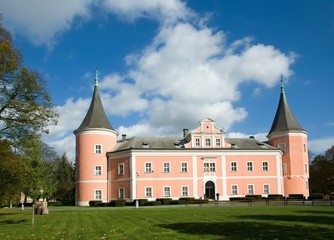 Fototapeta na wymiar Castle in city Sokolov, western Bohemia, Czech republic