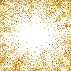 Abstract golden confetti background