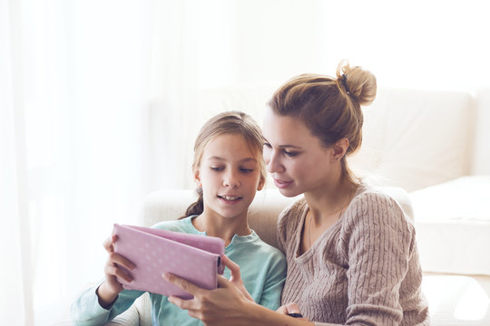 Mom With Daughter