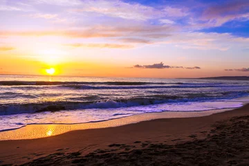 Acrylic prints Sea / sunset sunset over sea - beauty in nature