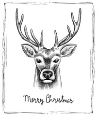 Hand drawn Christmas card